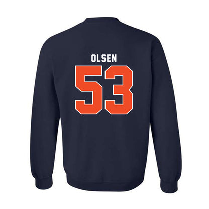 Syracuse - NCAA Football : Donald (Ted) Olsen - Classic Shersey Crewneck Sweatshirt-1