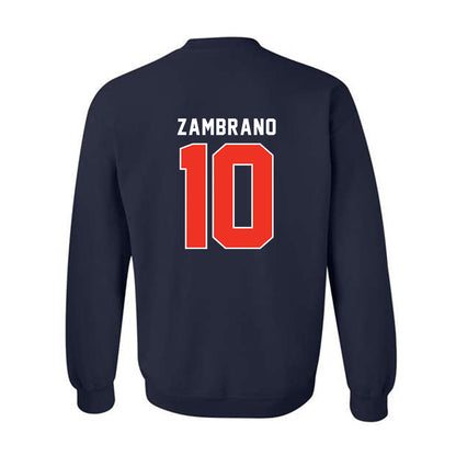 Syracuse - NCAA Men's Soccer : Carlos Zambrano - Classic Shersey Crewneck Sweatshirt-1