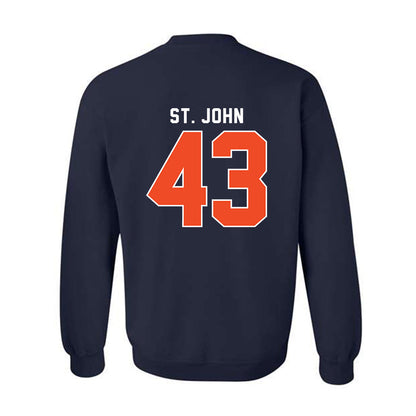 Syracuse - NCAA Football : Garvin St. John - Classic Shersey Crewneck Sweatshirt-1