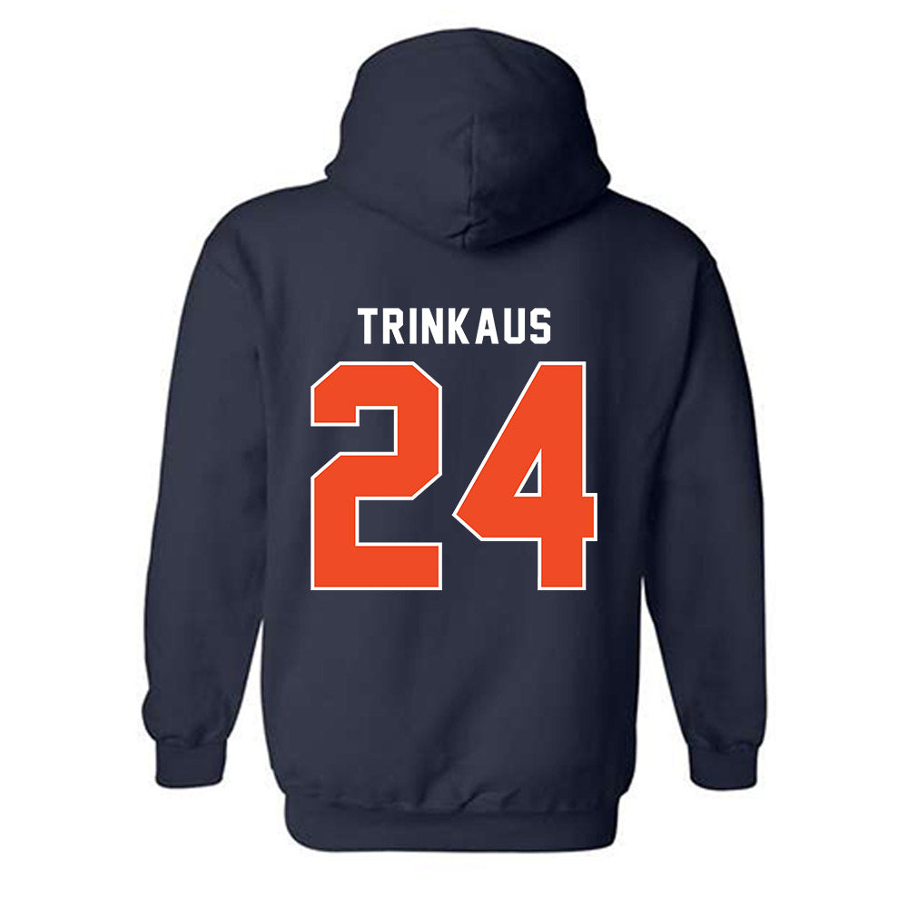 Syracuse - NCAA Women's Lacrosse : Caroline Trinkaus - Classic Shersey Hooded Sweatshirt-1