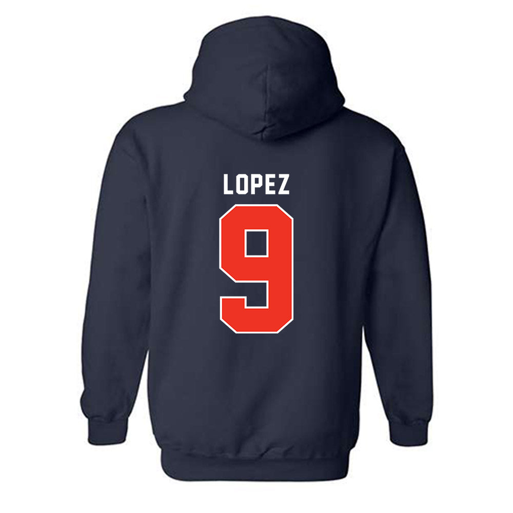 Syracuse - NCAA Softball : Madelyn Lopez - Classic Shersey Hooded Sweatshirt-1