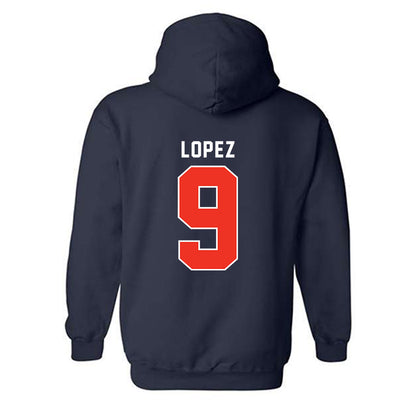 Syracuse - NCAA Softball : Madelyn Lopez - Classic Shersey Hooded Sweatshirt-1