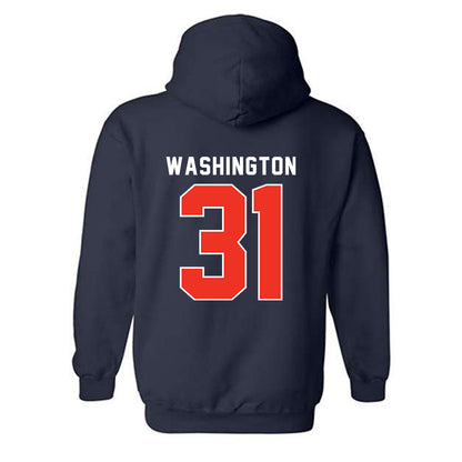 Syracuse - NCAA Football : Marcus Washington - Classic Shersey Hooded Sweatshirt