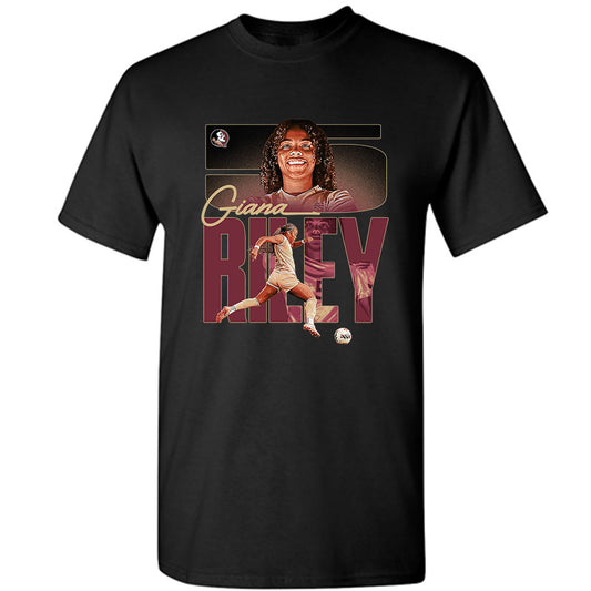 FSU - NCAA Women's Soccer : Giana Riley - Player Collage T-Shirt