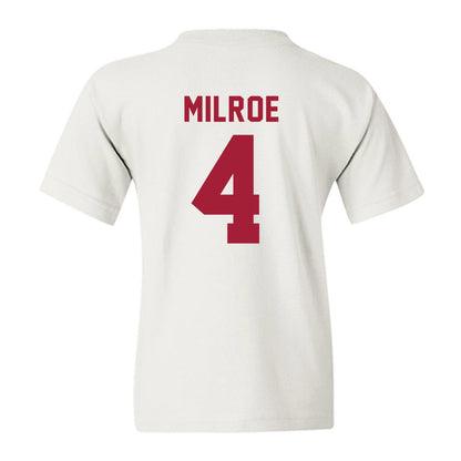 Alabama - NCAA Football : Jalen Milroe - Youth T-Shirt