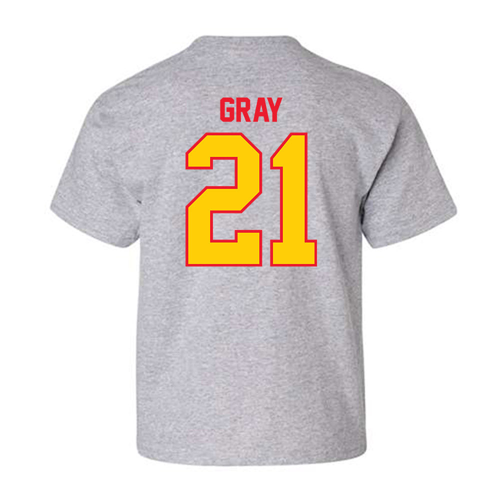Pitt State - NCAA Women's Soccer : Trinity Gray - Youth T-Shirt-1