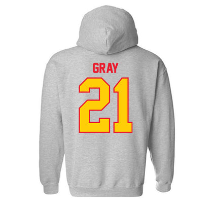 Pitt State - NCAA Women's Soccer : Trinity Gray - Hooded Sweatshirt-1