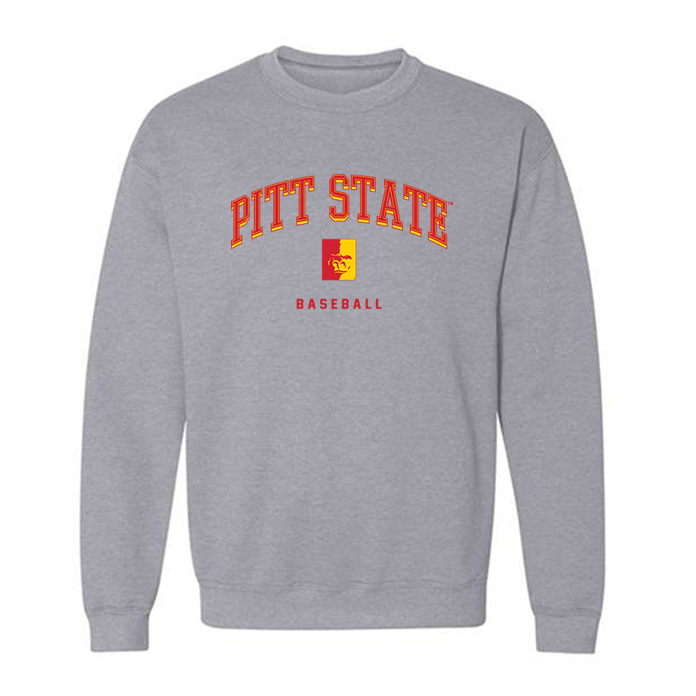 Pitt State - NCAA Baseball : Drew Bugner - Crewneck Sweatshirt-0
