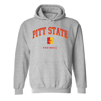 Pitt State - NCAA Football : Jaxson Brust - Hooded Sweatshirt-0