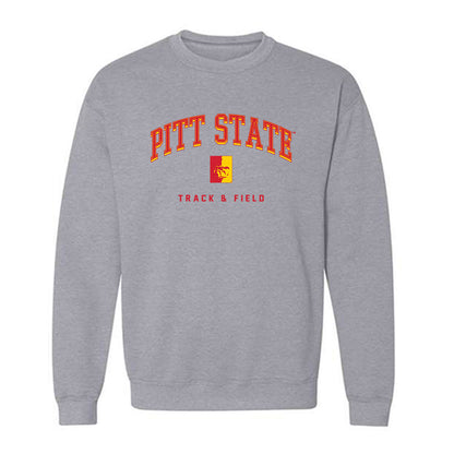 Pitt State - NCAA Men's Track & Field : Jack Haukap - Crewneck Sweatshirt-0