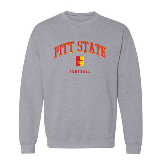 Pitt State - NCAA Football : Charlie Jin - Crewneck Sweatshirt-0