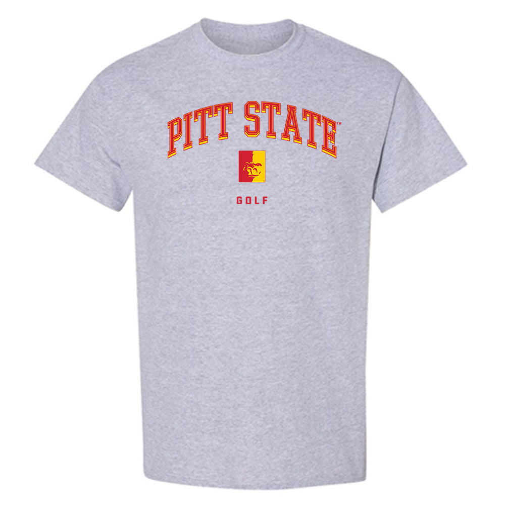 Pitt State - NCAA Men's Golf : Mason White - T-Shirt-0