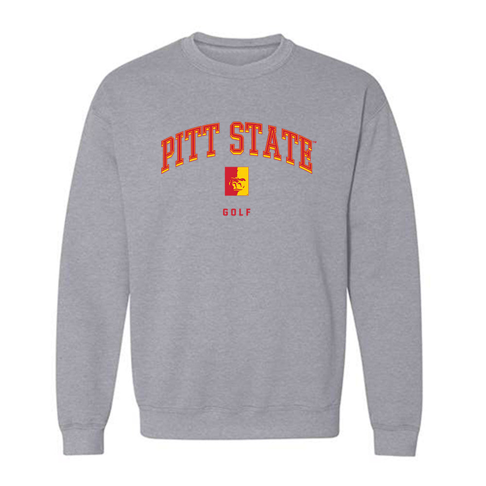Pitt State - NCAA Men's Golf : Zade Avery - Crewneck Sweatshirt-0