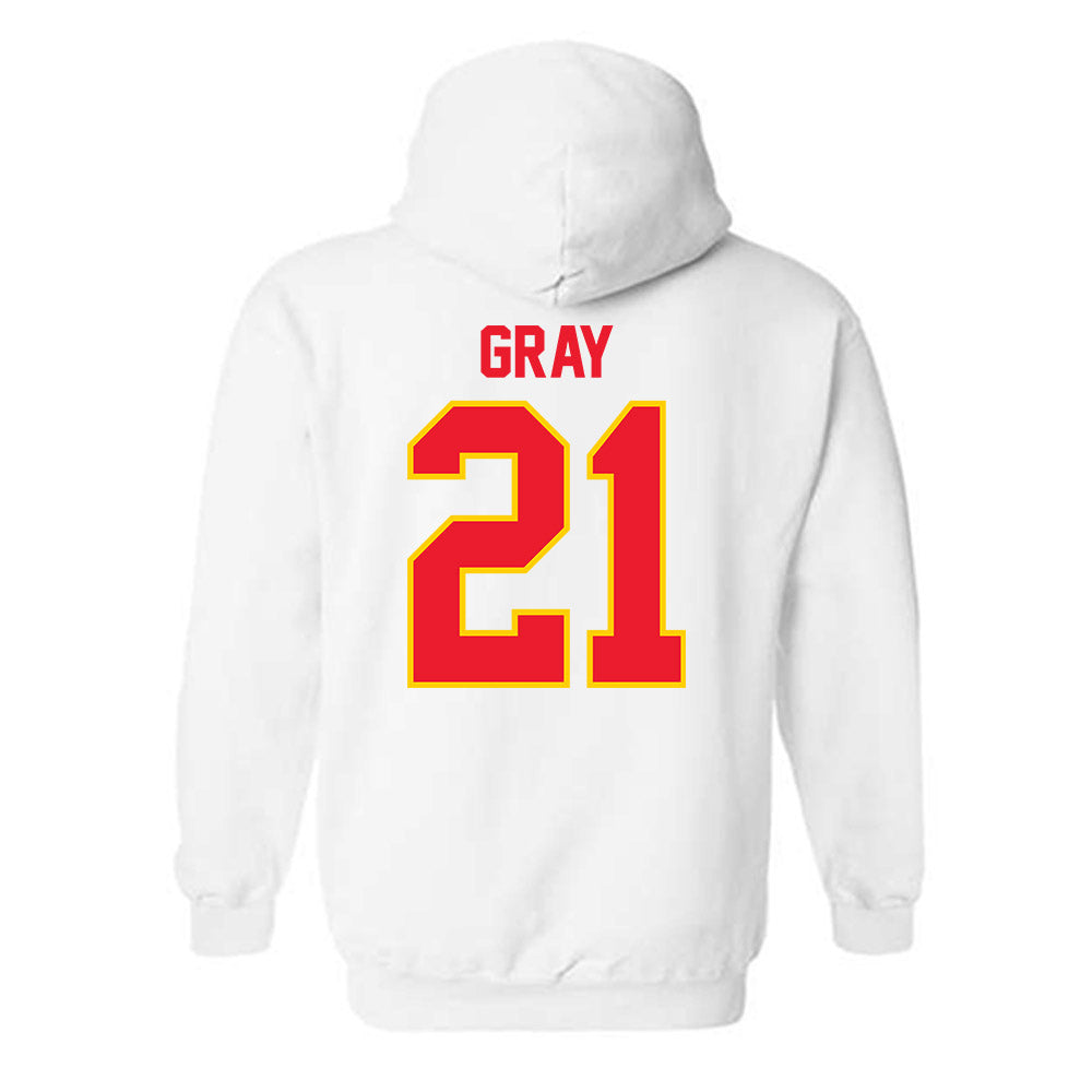 Pitt State - NCAA Women's Soccer : Trinity Gray - Hooded Sweatshirt-1