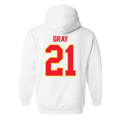 Pitt State - NCAA Women's Soccer : Trinity Gray - Hooded Sweatshirt-1