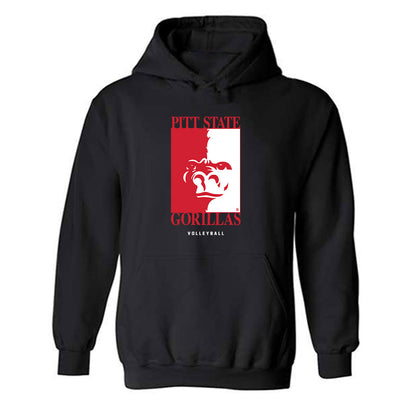 Pitt State - NCAA Women's Volleyball : Abby Carr - Hooded Sweatshirt-0