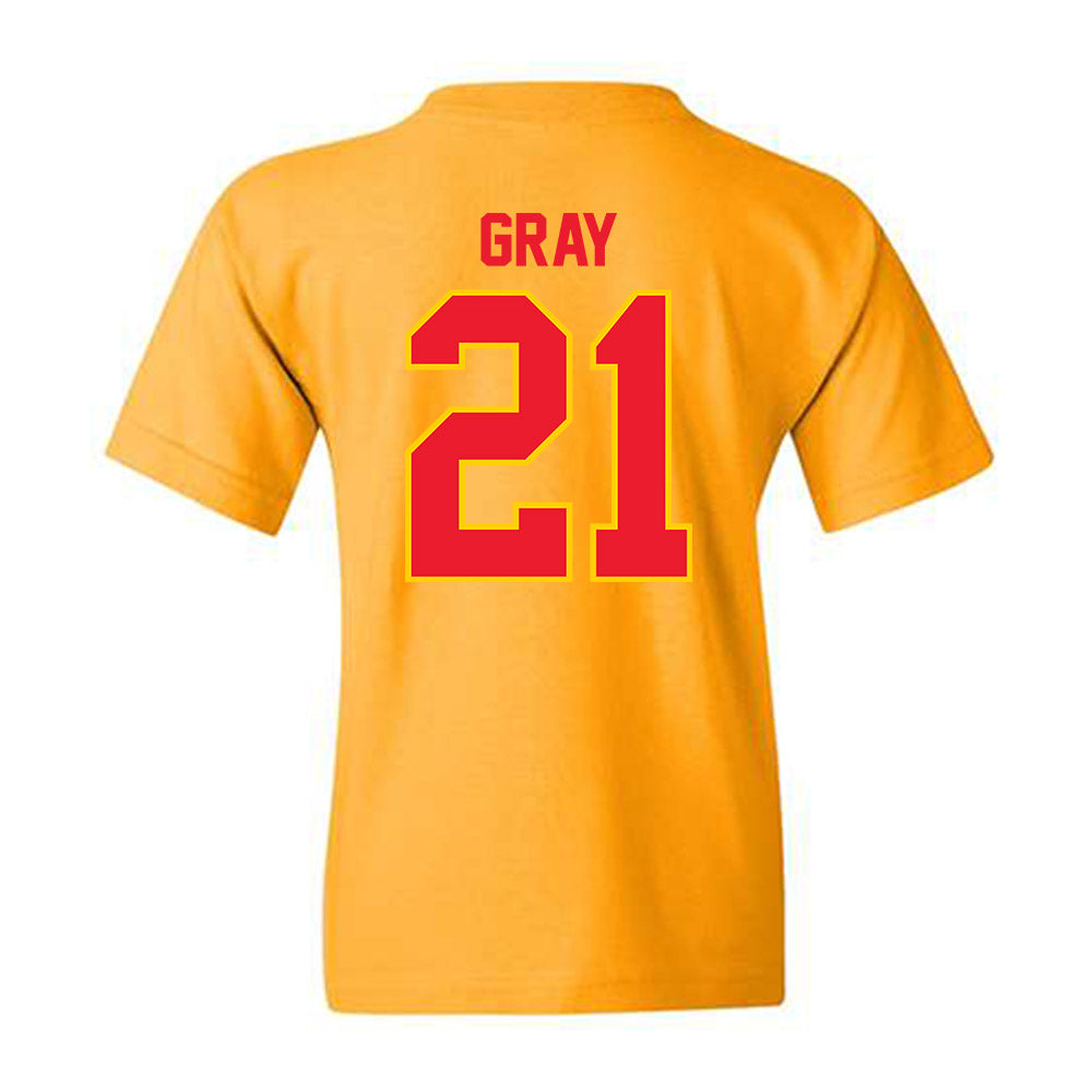 Pitt State - NCAA Women's Soccer : Trinity Gray - Youth T-Shirt-1