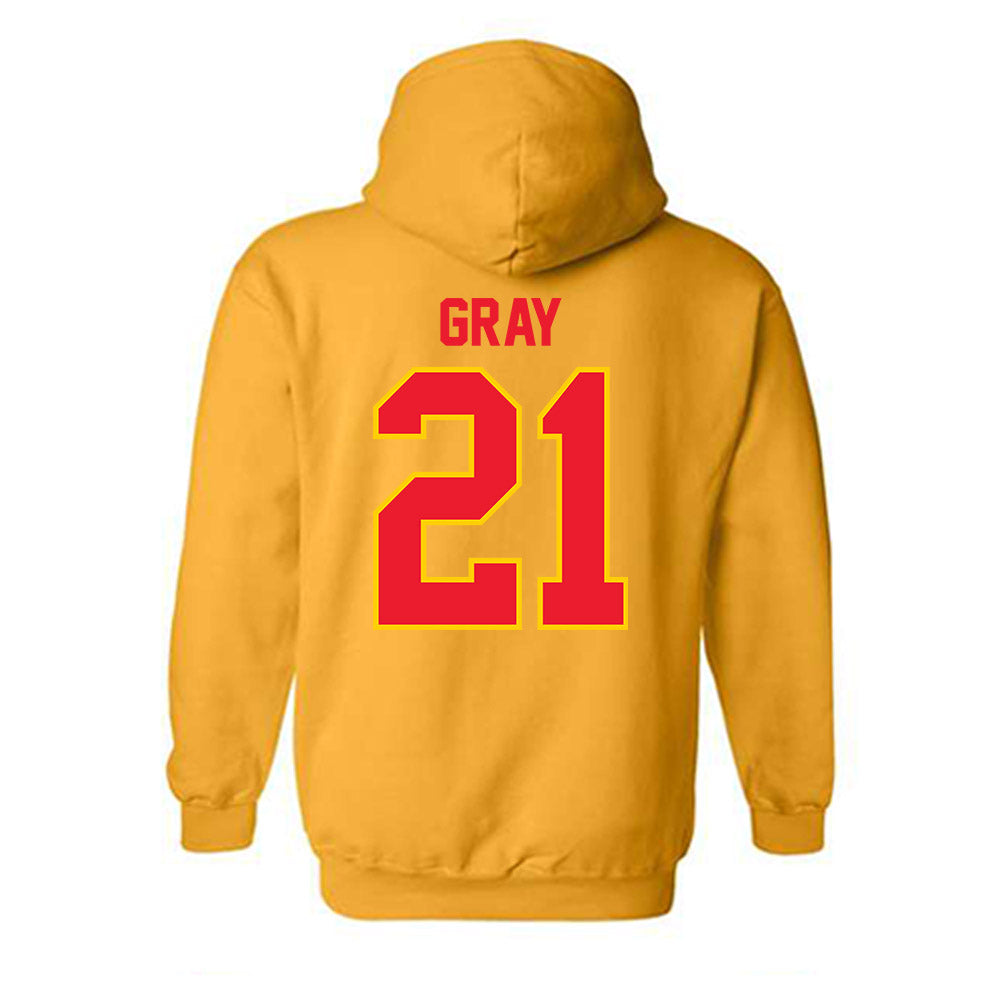 Pitt State - NCAA Women's Soccer : Trinity Gray - Hooded Sweatshirt-1