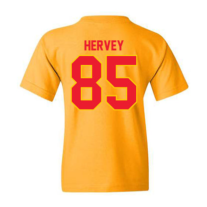 Pitt State - NCAA Football : Cortland Hervey - Youth T-Shirt-1