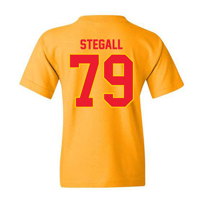 Pitt State - NCAA Football : Gage Stegall - Youth T-Shirt-1