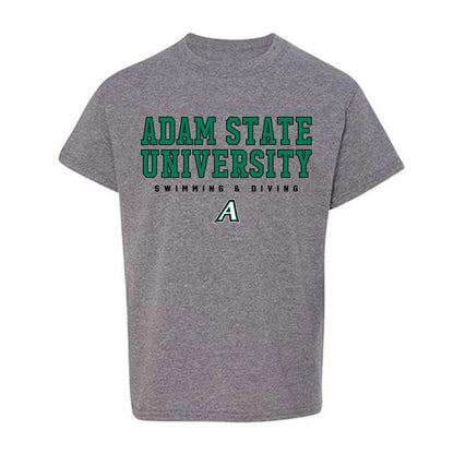 Adams State - NCAA Men's Swimming & Diving : Eric Branco - Youth T-Shirt-0