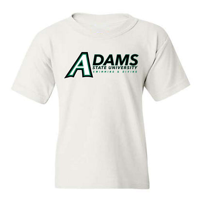Adams State - NCAA Men's Swimming & Diving : Eric Branco - Youth T-Shirt-0