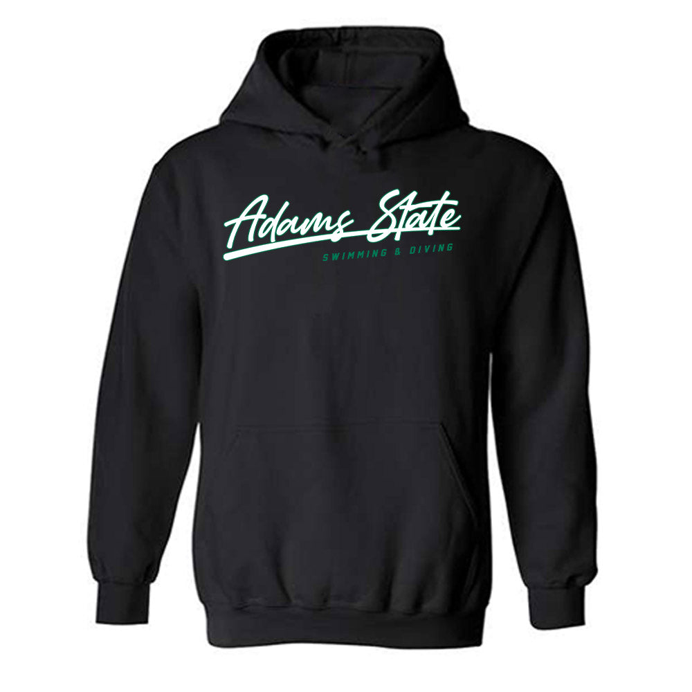 Adams State - NCAA Men's Swimming & Diving : Eric Branco - Hooded Sweatshirt-0