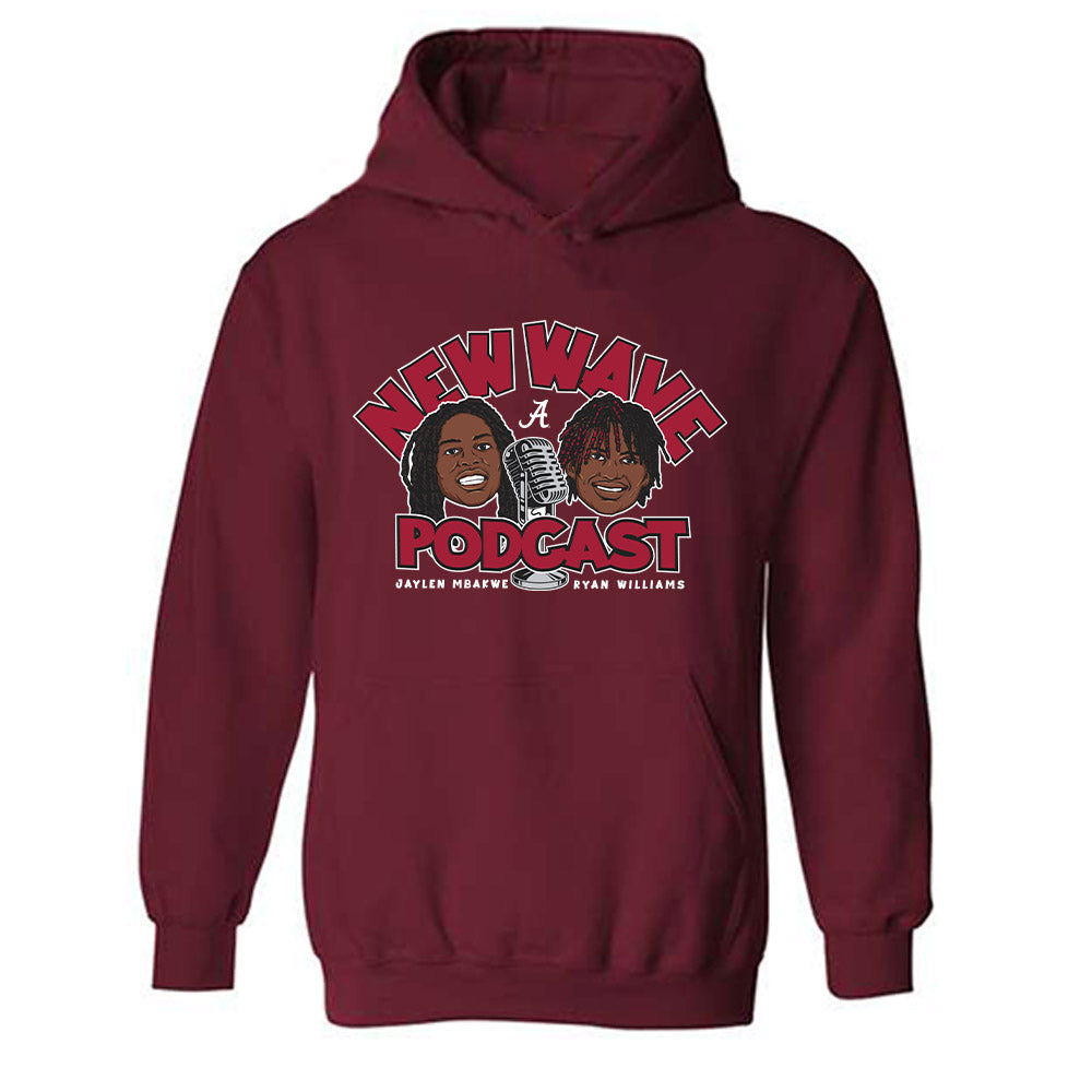 Alabama - NCAA Football : New Wave Podcast Hooded Sweatshirt