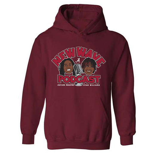 Alabama - NCAA Football : New Wave Podcast Hooded Sweatshirt