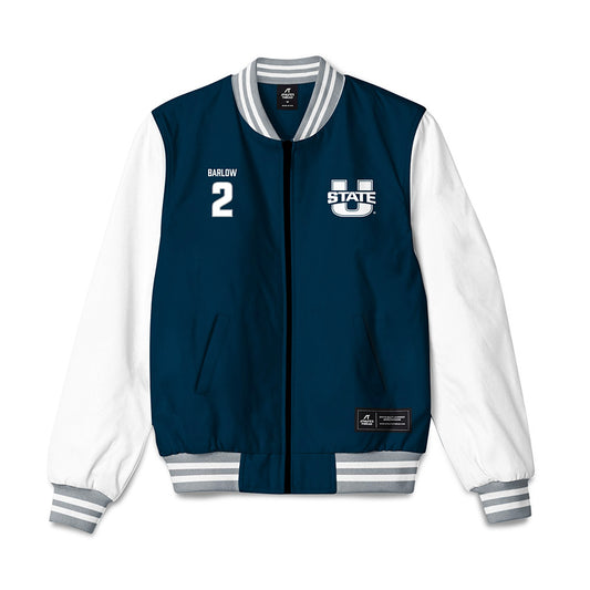 Utah State - NCAA Women's Volleyball : Tierney Barlow - Bomber Jacket-0