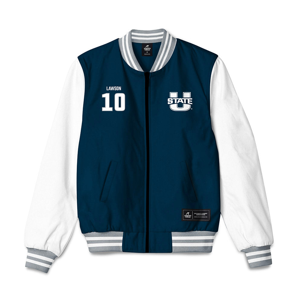 Utah State - NCAA Women's Volleyball : Delaney Lawson - Bomber Jacket-0