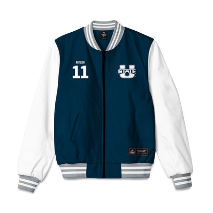 Utah State - NCAA Football : Bryson Taylor - Bomber Jacket-0