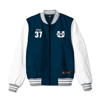 Utah State - NCAA Football : Dylan Sprague - Bomber Jacket-0