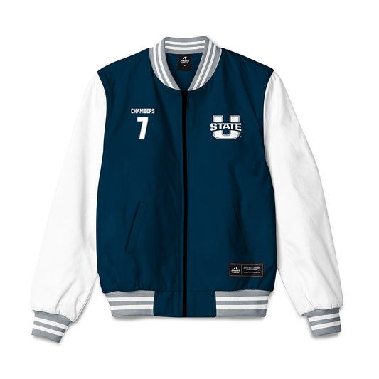 Utah State - NCAA Women's Soccer : Kaylie Chambers - Bomber Jacket-0