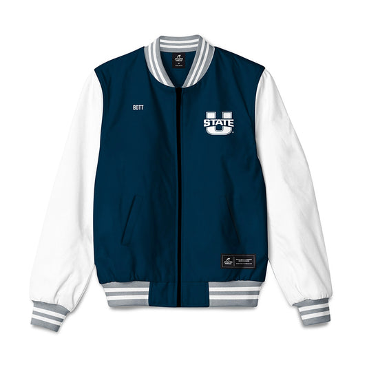 Utah State - NCAA Men's Track & Field : Landon Bott - Bomber Jacket