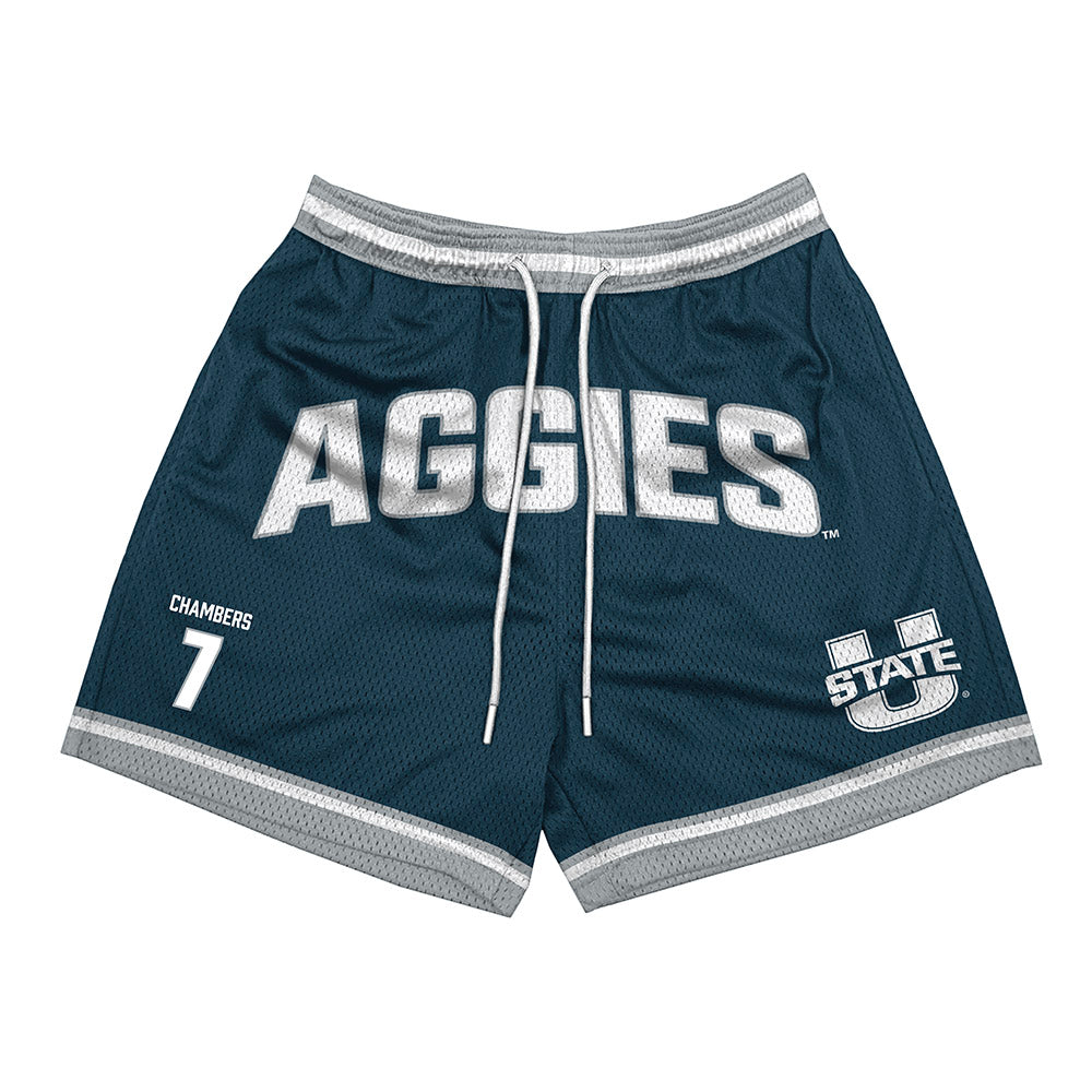 Utah State - NCAA Women's Soccer : Kaylie Chambers - Shorts-0