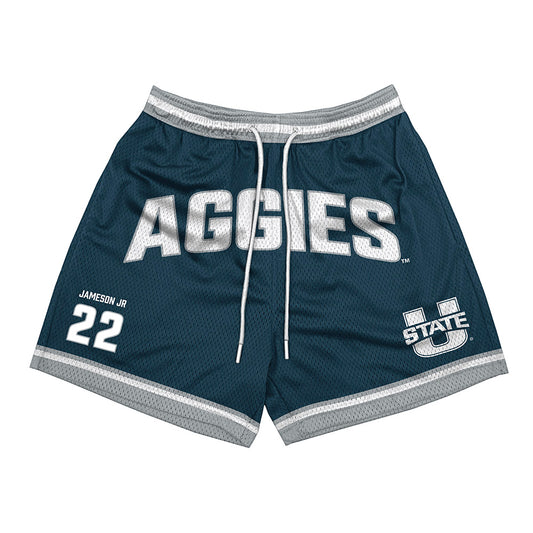 Utah State - NCAA Football : Derrick Jameson Jr - Shorts-0