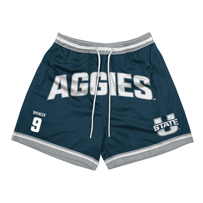 Utah State - NCAA Women's Volleyball : Hailey Spencer - Shorts-0