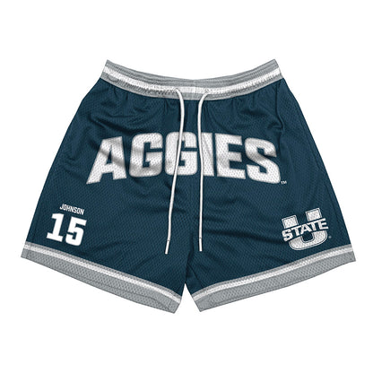 Utah State - NCAA Women's Basketball : Gracie Johnson - Shorts