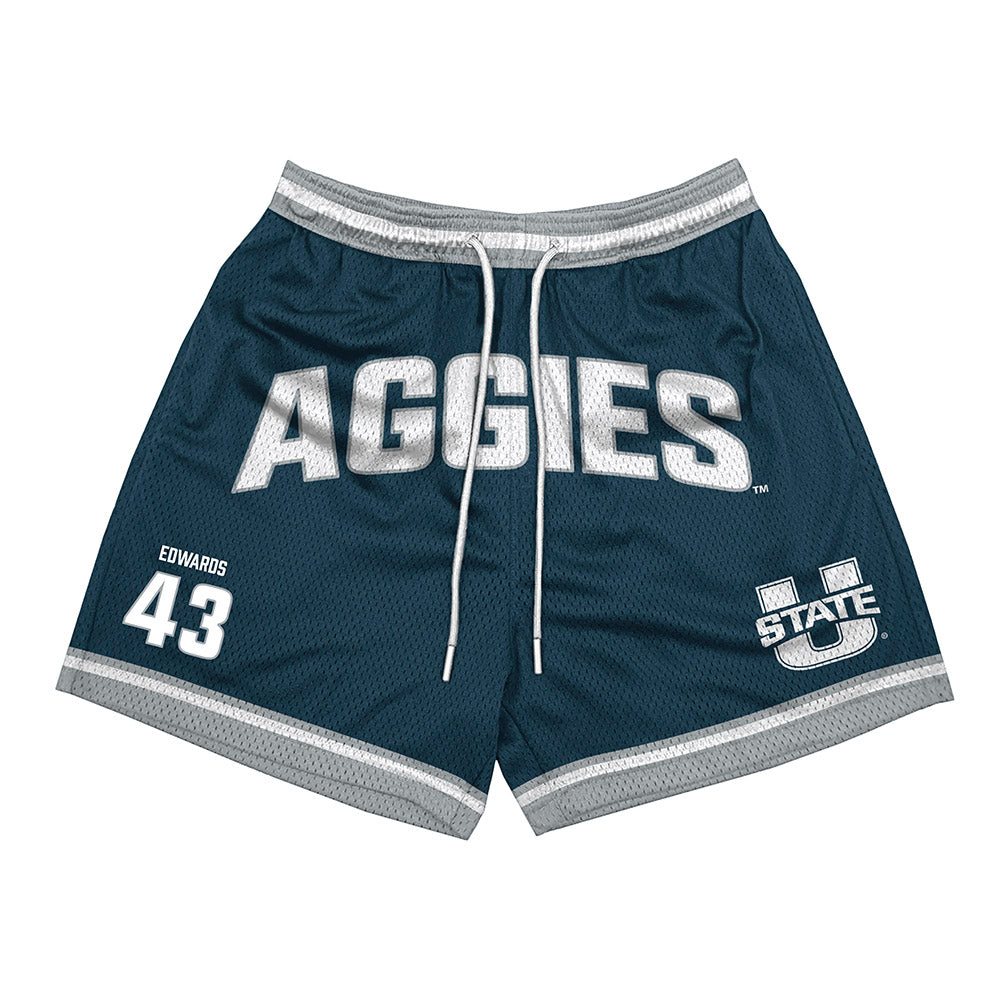 Utah State - NCAA Football : Owen Edwards - Shorts-0