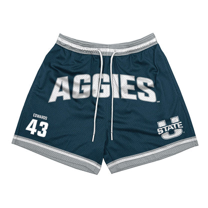 Utah State - NCAA Football : Owen Edwards - Shorts-0