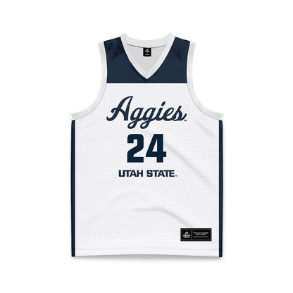 Utah State - NCAA Women's Basketball : Cheyenne Stubbs - Basketball Jersey