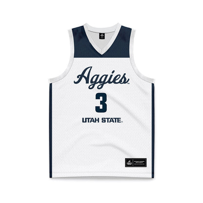 Utah State - NCAA Women's Basketball : Ava Smith - Basketball Jersey