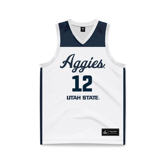 Utah State - NCAA Women's Basketball : Elise Livingston - Basketball Jersey