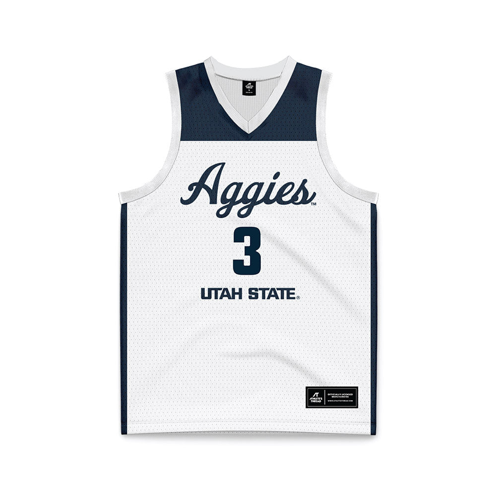 Utah State - NCAA Women's Basketball : Aaliyah Gayles - Basketball Jersey-0