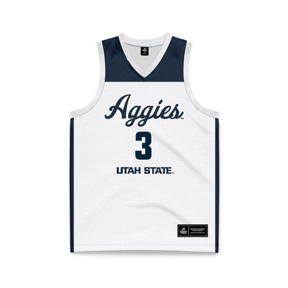 Utah State - NCAA Women's Basketball : Aaliyah Gayles - Basketball Jersey-0