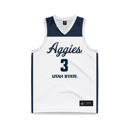 Utah State - NCAA Women's Basketball : Aaliyah Gayles - Basketball Jersey-0