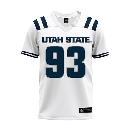 Utah State - NCAA Football : Tanner Jolley - Premium Football Jersey-0