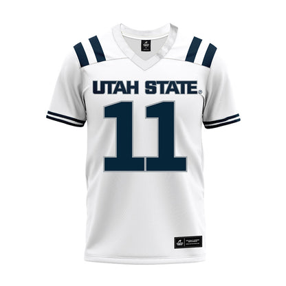 Utah State - NCAA Football : Braden Pegan - Premium Football Jersey-0
