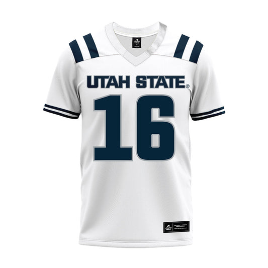 Utah State - NCAA Football : Bryson Barnes - Premium Football Jersey